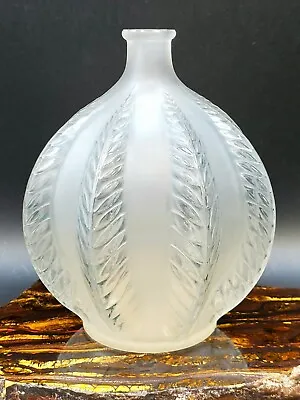 ANTIQUE VINTAGE AUTHENTIC R LALIQUE   MALINES  Frosted & Clear SIGNED ! • $699
