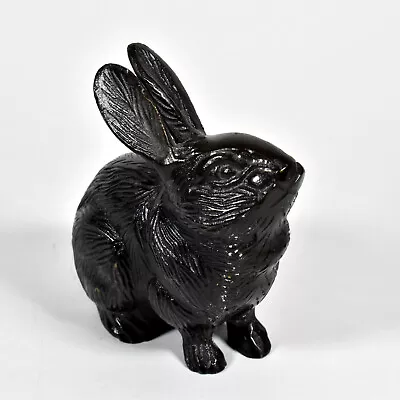 Vintage Cast Hollow Bronze Rabbit Sculpture • $25.41