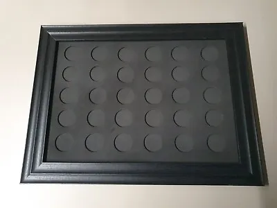 Display Frame For Coins O/A Size Is  11  X 14 ..( 30 X 27.5mm Holes ) • £17