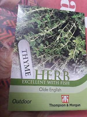 £1.89 • Buy Unopened Unused Olde English Thyme Herb Seeds In Date Until 2023