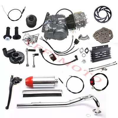 Lifan 140cc Kick Start Engine Motor Full Kit For Honda CT110 CRF50 Z50 MiniTrail • $845.30