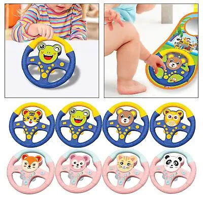 Simulation Steering Wheel Car Seat Toy Educational Toys With Light And Music • £7.82