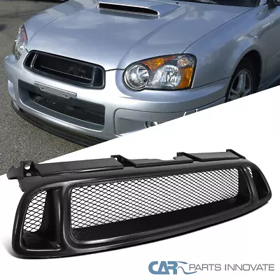 Fit 04-05 Subaru Impreza WRX STI Mesh Black Front Upper Hood Bumper Grille Grill • $37.95