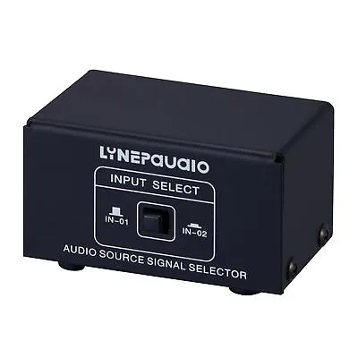 LINEPAUDIO Audio Switcher RCA 2 In 1 Out / 1 In 2 Out A/B Switch Stereo K5L7 • $18.04