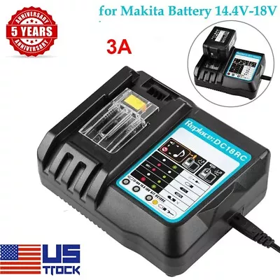 18V For Makita DC18RC 18 VOLT LXT Lithium‑Ion Rapid Optimum Battery Charger NEW  • $17.89