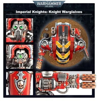 Armiger Warglaive Warhammer 40k Imperial Knight 1 SINGLE Model Warglaive • £31.99