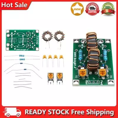 1.8M-30MHz/3.5-30MHz RF SWR Stand Wave Ratio Bridge For RF Network DIY Board Kit • £8.27