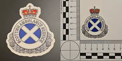 Scottish Ambulance Service Crest Sticker - Helmet/Locker/Laptop • £4