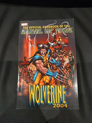 The Official Handbook Of Marvel Universe - Wolverine 2004 • £2.19