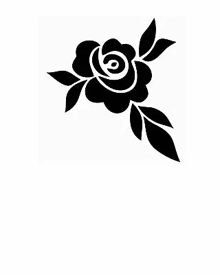 3 Flowers-Beautiful-Funny-Stickers-Decals-Car-Wall-Mirror-Window-95mm-95mm • £1.69