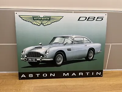 Aston Martin DB5 Original Classic James Bond Metal Sign PR50 16 Inch VGC • £14.50
