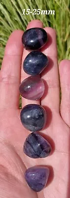 Fluorite Tumbled Stone. A Grade Healing Crystal FluoriteYou Choose The Size!! • £2.49