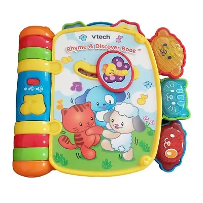 Vtech Rhyme And Discover Story Book Electronic Light Up Books Educational Learn • $12.99