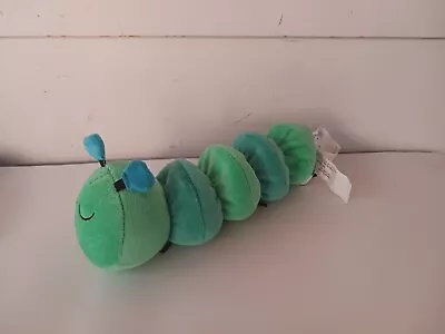 IKEA Plush Green Inch Worm Caterpillar KLAPPA Stuffed Animal Musical Toy  • $8.40