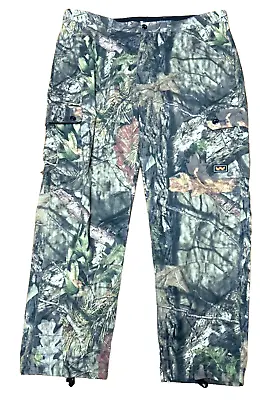 WALLS Mossy Oak Hunting Pants Break Up Country Camouflage Men's 2XL • $21.95