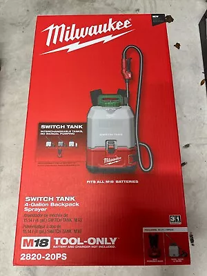 Milwaukee M18 Switch Tank Backpack Sprayer (2820-20PS) - BEST PRICE! • $214.99