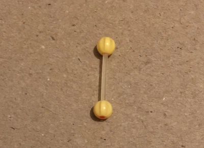 £1.80 • Buy BioFlex Tongue Bar, Nipple Bar, Straight Barbell, Bendy Body Piercing Jewellery
