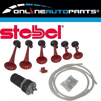 Stebel Musical Air Horn Kit - The Godfather Tune 12 Volt Car Truck SUV Loud • $71