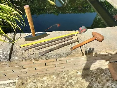 £32 • Buy Vintage Stonemasons Chisels Hammer