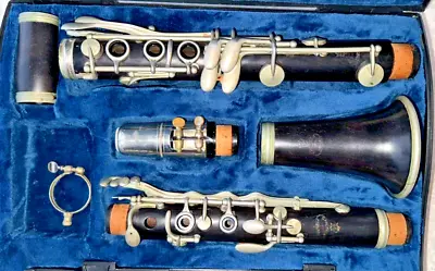 Vintage G Pruefer Bb Clarine 4184 Serial Circa 1950s W/Brilhart Mouthpiece Plays • $99.99