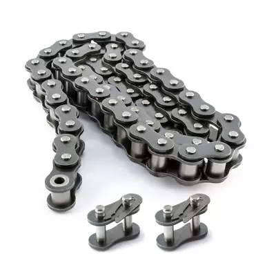 #60 Heavy Duty Roller Chain - 10 Feet + 2 Free Connecting Links - #60H - 15 • $54.99