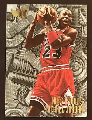 1995-96 Fleer Metal Michael Jordan Nuts & And Bolts #212 Chicago Bulls Hof • $10.99