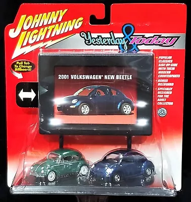 Johnny Lightning 64 1964 01 2001 VW Volkswagen Beetle Bug Yesterday & Today Cars • $9.99