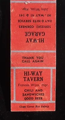 1930s Hi-Way Tavern Frances Wijas Garage John Little Suamico Sobieski Corners WI • $9.53