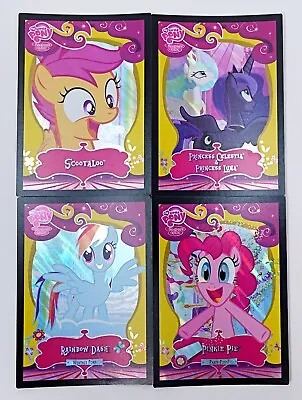 My Little Pony Cards Trading Cards Rainbow Dash Pinkie Pie Pincess Celestia FIM • $15.96