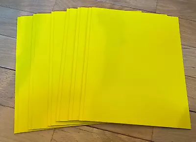 Set Of 6 Office Depot Portfolio 2 Pocket 3 Prong Letter Size Folder Yellow  • $8.99