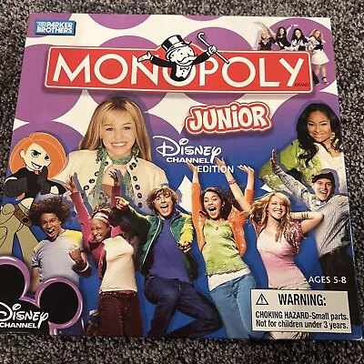 Monopoly Junior Disney Channel Edition Game Complete 2007 • $8