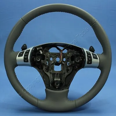 GM OEM Titanium Leather Steering Wheel W/ Tap Shift 25898304 08 Chevy Malibu • $123.49
