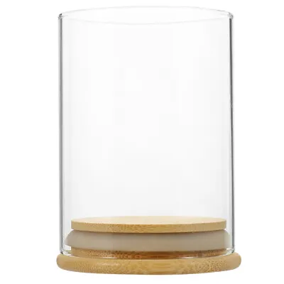 $11.82 • Buy 1 Set Candle Protector Clear Candle Cover Clear Glass Candle Holder