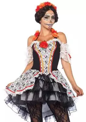 New Leg Avenue 85557 Sugar Skull Senorita Halloween Costume • $64.88