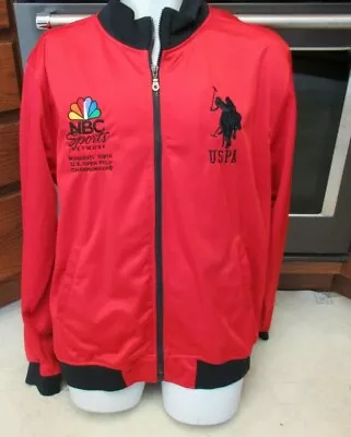 NBC Sports Network Maserati 109th US Open Polo Championship Jacket Men's L RaRe • $59.99