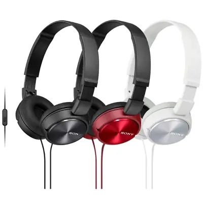 £19.95 • Buy Sony Mdrzx310 On-ear Wired Headphones With Mic - Black Red White - Mdr-zx310ap