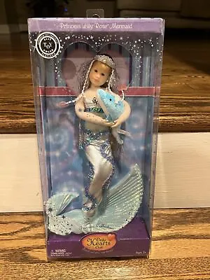 NEW Only Hearts Club Doll Princess Lily Rose Silver Mermaid Outfit & Dolphin 184 • $34.99