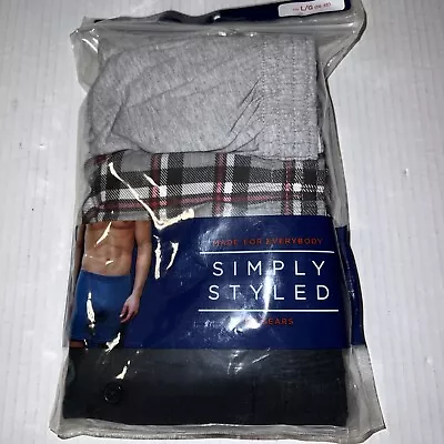 VTG Simply Styled By SEARS- 3 Men’s Knit Cotton Boxers With Button - Large. New • $29.86