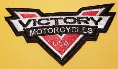 Sm Victory Motorcycles Great Size For Hats Embroidered Patch * 1.75 X3.5  • $5.99