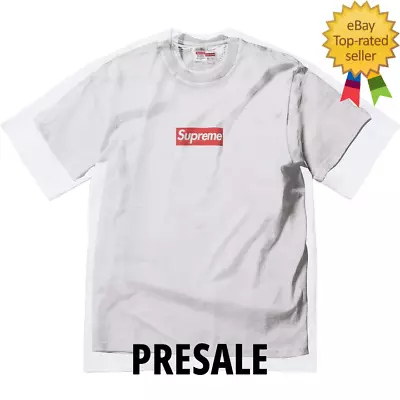 Size L Supreme MM6 Maison Margiela Box Logo Tee SEALED • $199.99