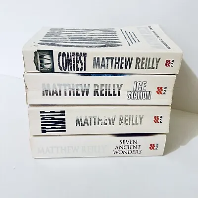 Matthew Reilly Small Paperback Book Bundle Lot Of 4 Suspense Thriller Fiction • $21.56