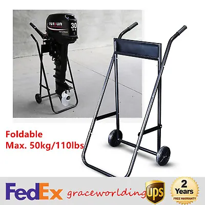Outboard Motor Engine Trolley Stand Heavy Duty Engine Carrier Transport Dolly  • $64.60