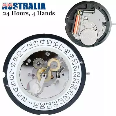 515H 24 Hours 4 Hands Quartz Watch Movement BATTERY 371 For Ronda Watch Repair • $22.65