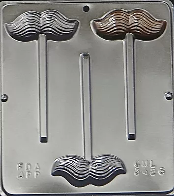 Mustache Lollipop Chocolate Candy Mold Moustache 3426 NEW • $6.99