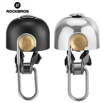 ROCKBROS Vintage Bicycle Ring Bell Bike Handlebar Bell Classic Retro Bell Loud • $8.59