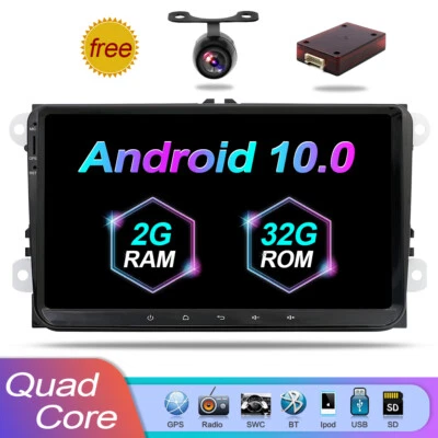 $120 • Buy  2 DIN Android 10 Car Radio  Player GPS For VW Golf  MK4 MK5 Passat Jetta B5 BT