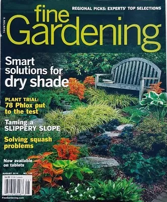 $11.99 • Buy Tauton's Fine Gardening August 2014 Solutions For Dry Shade FREE SHIPPING CB