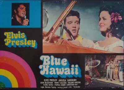 BLUE HAWAII ELVIS PRESLEY Italian Fotobusta Movie Poster 1 R1972 • $150