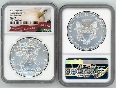 2021 $1 Silver Eagle NGC MS70 First Releases • $59