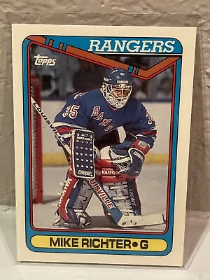 1990-91 Topps Tiffany #330 Mike Richter Rookie • $29.99